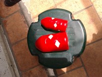 Criss-cross Coated Foam Pig