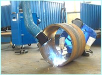 Hút khói hàn điện - khói bếp