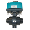 Van  Bi có  actuator lò-xo   -   Ball valve with Spring-back actuator