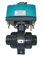 Van  Bi có  actuator lò-xo   -   Ball valve with Spring-back actuator