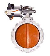 Van  Bướm có bộ  mở theo vị trí   -   Butterfly  valve with Positioner